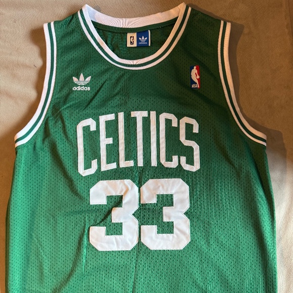 Larry Bird Adidas Hardwood Classics Boston Celtics #33 Jersey – Size Large - Picture 1 of 5